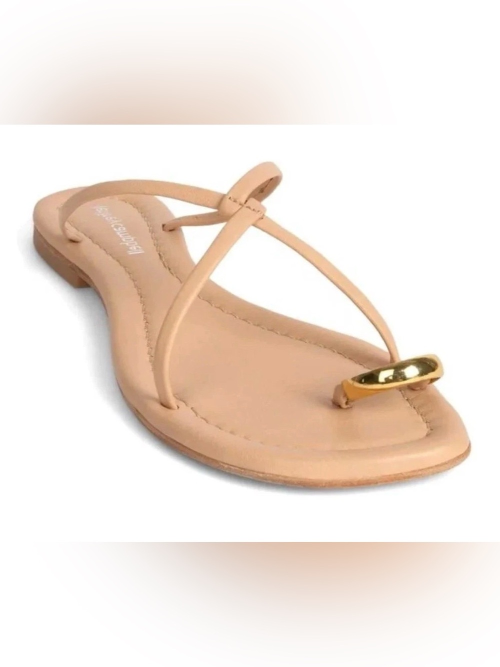 Jeffrey Campbell Pacifico Toe-Ring Slides/Sandals In Beige Sz 10 NWB